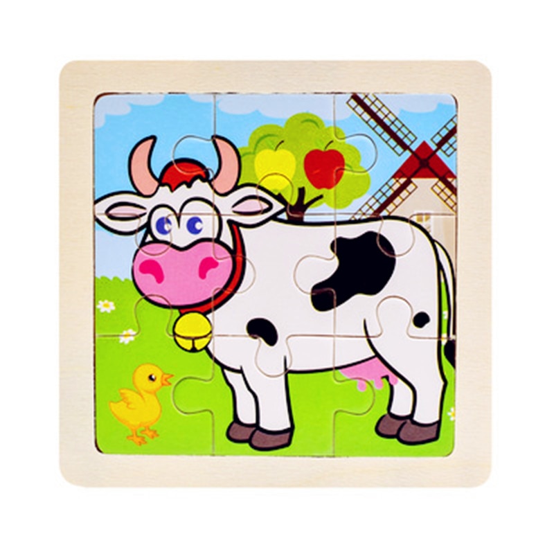 Wooden Jigsaw Puzzles Kids Activity